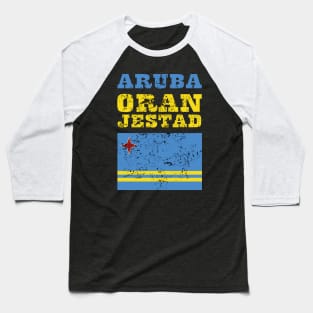 Flag of Aruba Baseball T-Shirt